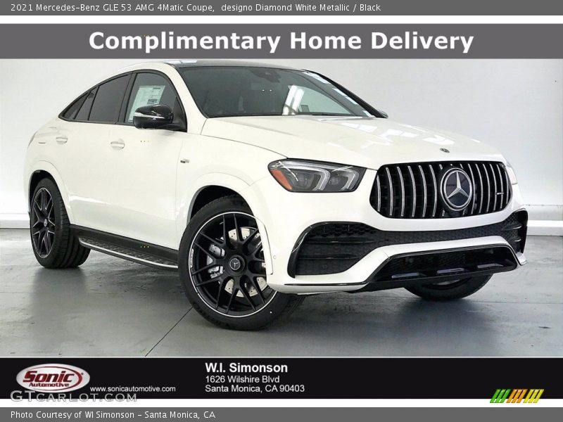 designo Diamond White Metallic / Black 2021 Mercedes-Benz GLE 53 AMG 4Matic Coupe