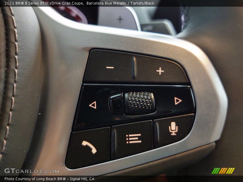Barcelona Blue Metallic / Tartufo/Black 2021 BMW 8 Series 850i xDrive Gran Coupe