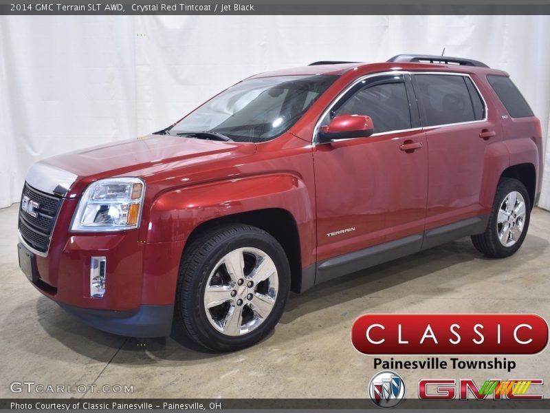Crystal Red Tintcoat / Jet Black 2014 GMC Terrain SLT AWD
