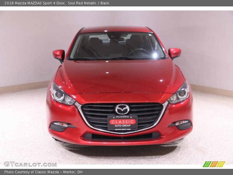 Soul Red Metallic / Black 2018 Mazda MAZDA3 Sport 4 Door