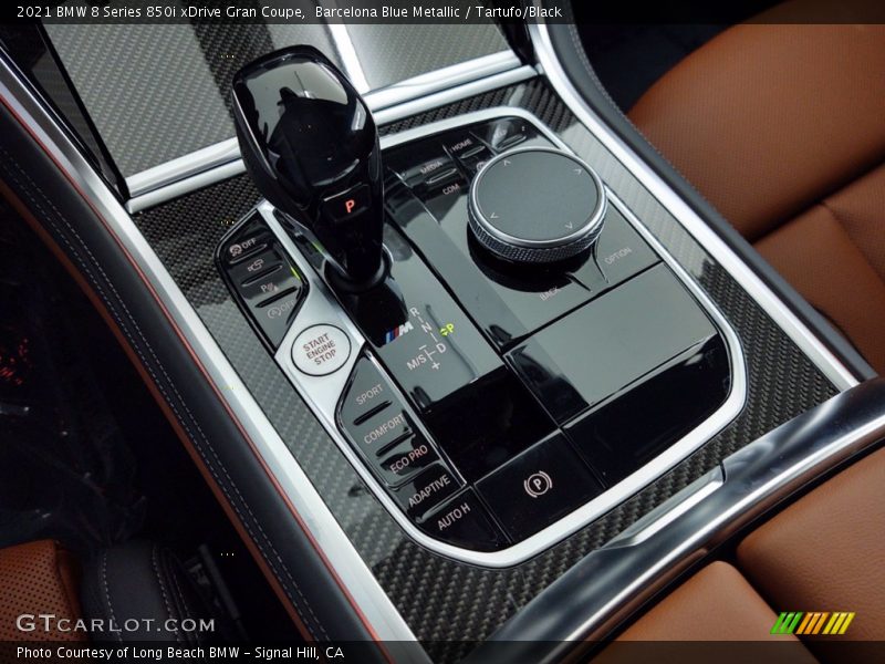 Barcelona Blue Metallic / Tartufo/Black 2021 BMW 8 Series 850i xDrive Gran Coupe