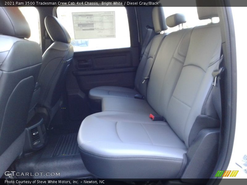 Bright White / Diesel Gray/Black 2021 Ram 3500 Tradesman Crew Cab 4x4 Chassis