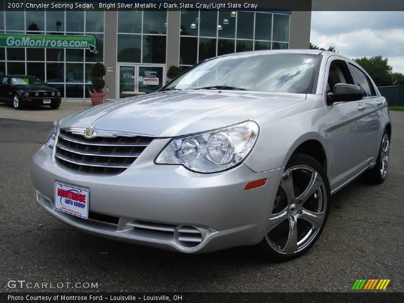 Bright Silver Metallic / Dark Slate Gray/Light Slate Gray 2007 Chrysler Sebring Sedan