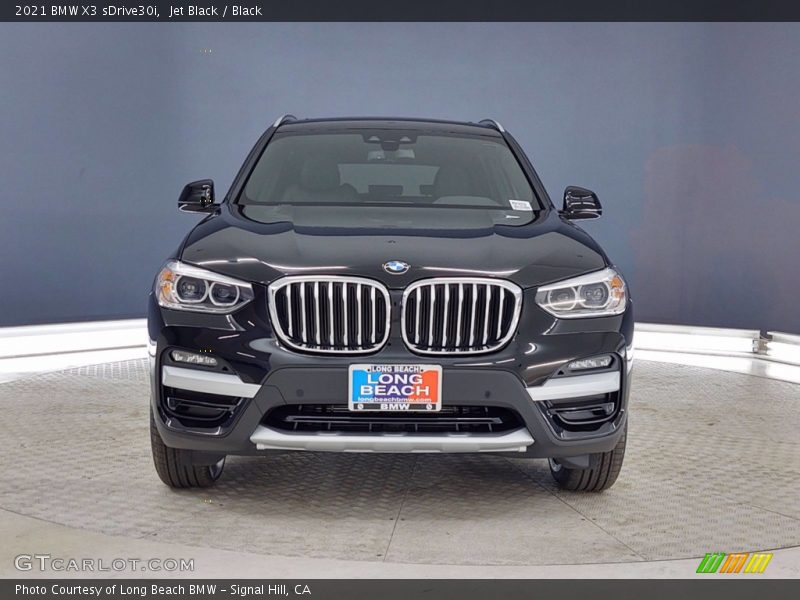 Jet Black / Black 2021 BMW X3 sDrive30i
