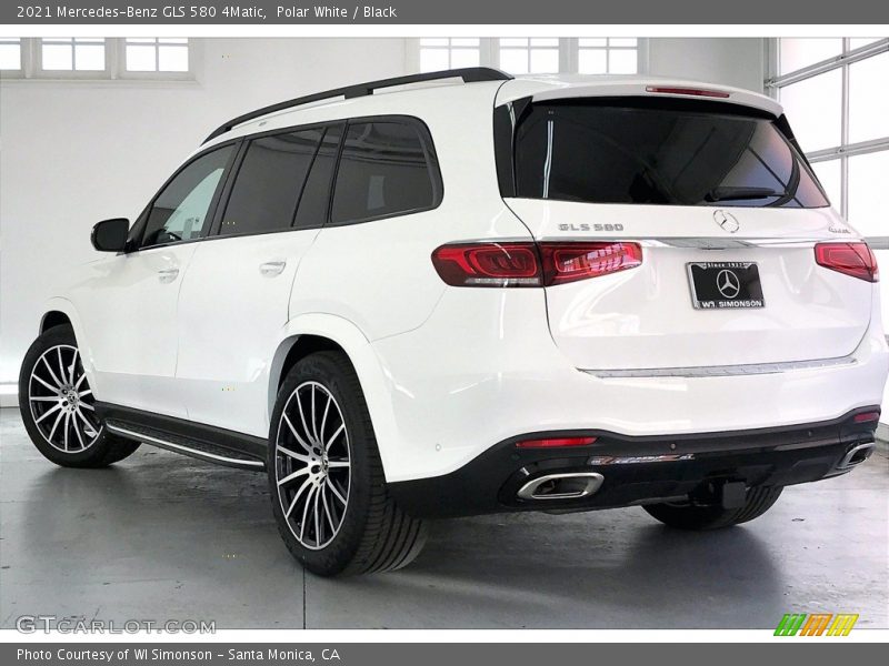 Polar White / Black 2021 Mercedes-Benz GLS 580 4Matic