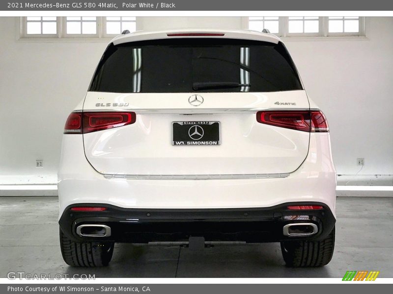 Polar White / Black 2021 Mercedes-Benz GLS 580 4Matic