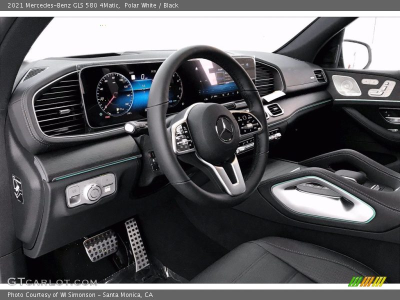 Polar White / Black 2021 Mercedes-Benz GLS 580 4Matic