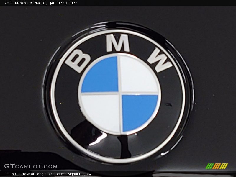 Jet Black / Black 2021 BMW X3 sDrive30i