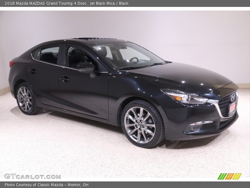 Jet Black Mica / Black 2018 Mazda MAZDA3 Grand Touring 4 Door