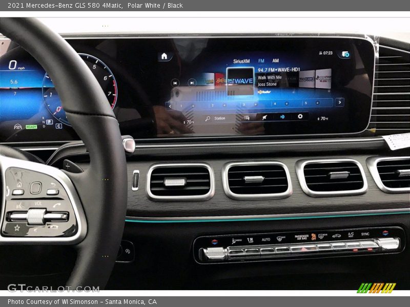 Polar White / Black 2021 Mercedes-Benz GLS 580 4Matic