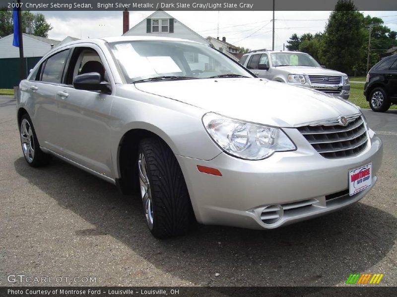 Bright Silver Metallic / Dark Slate Gray/Light Slate Gray 2007 Chrysler Sebring Sedan