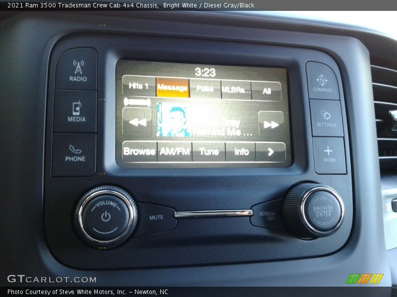 Bright White / Diesel Gray/Black 2021 Ram 3500 Tradesman Crew Cab 4x4 Chassis