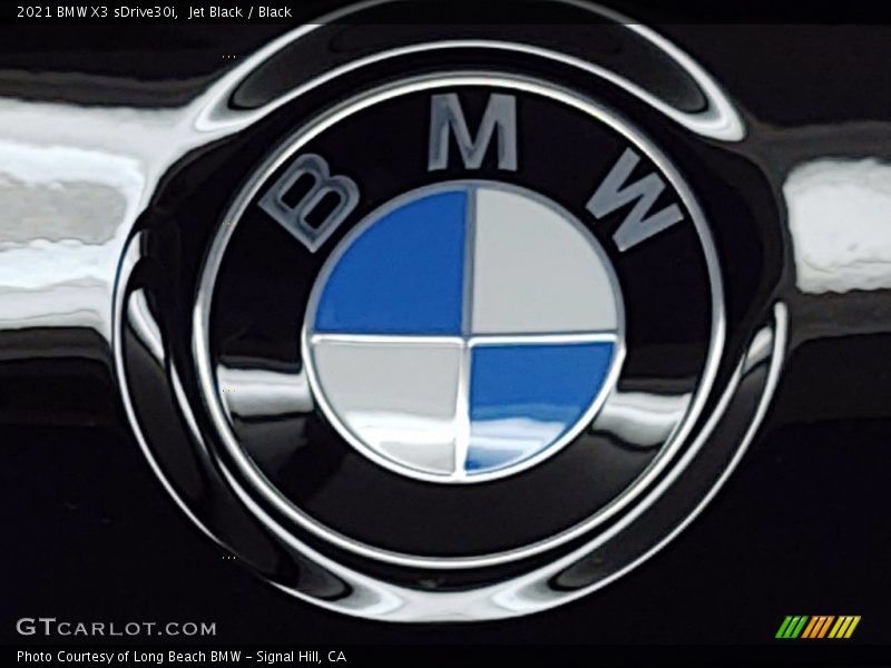 Jet Black / Black 2021 BMW X3 sDrive30i