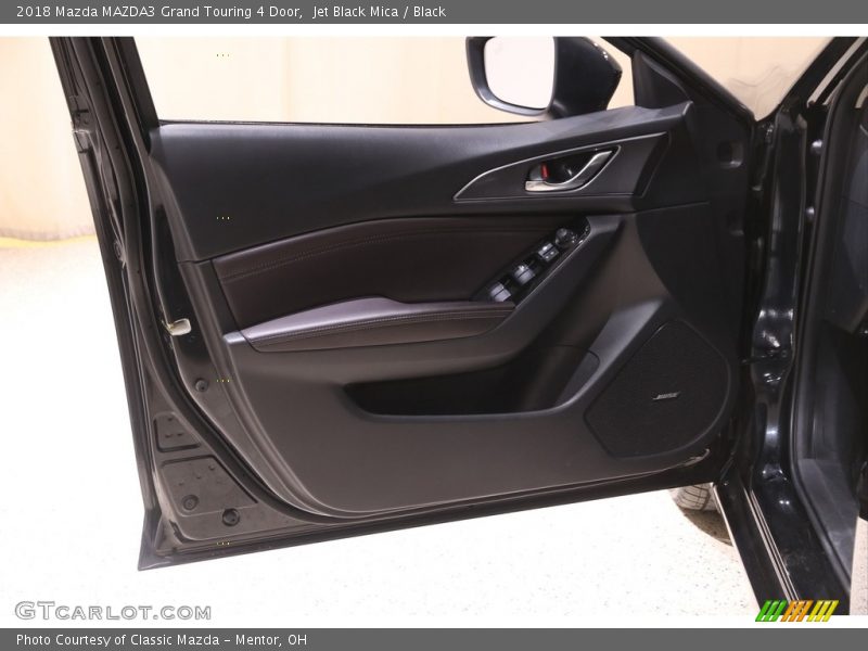 Jet Black Mica / Black 2018 Mazda MAZDA3 Grand Touring 4 Door