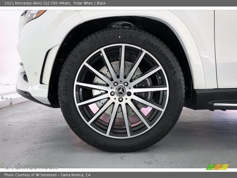 Polar White / Black 2021 Mercedes-Benz GLS 580 4Matic