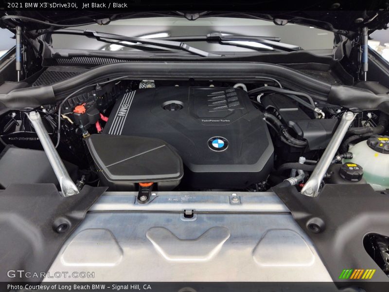 Jet Black / Black 2021 BMW X3 sDrive30i