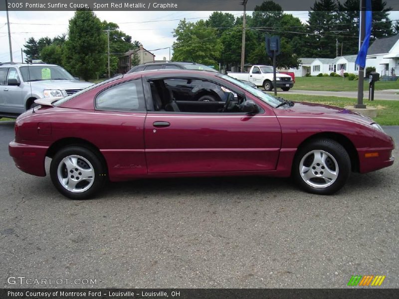 Sport Red Metallic / Graphite 2005 Pontiac Sunfire Coupe