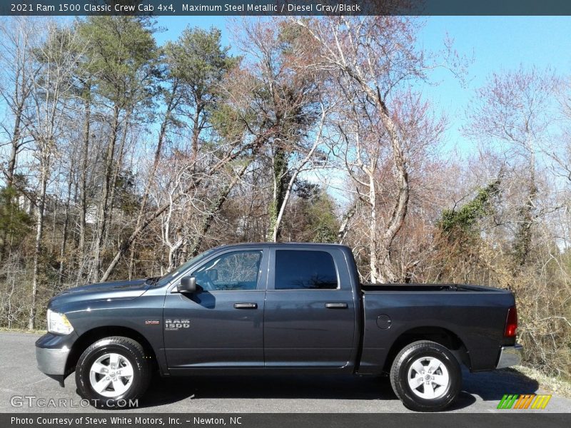 Maximum Steel Metallic / Diesel Gray/Black 2021 Ram 1500 Classic Crew Cab 4x4