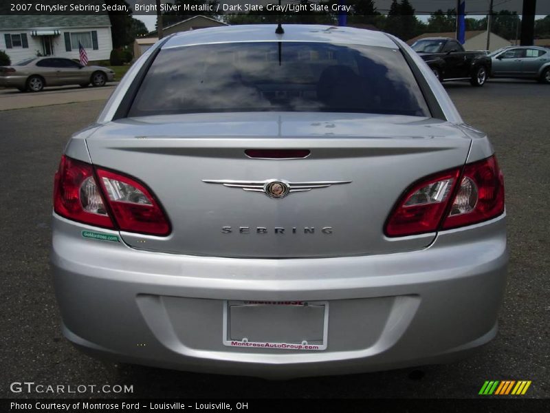 Bright Silver Metallic / Dark Slate Gray/Light Slate Gray 2007 Chrysler Sebring Sedan