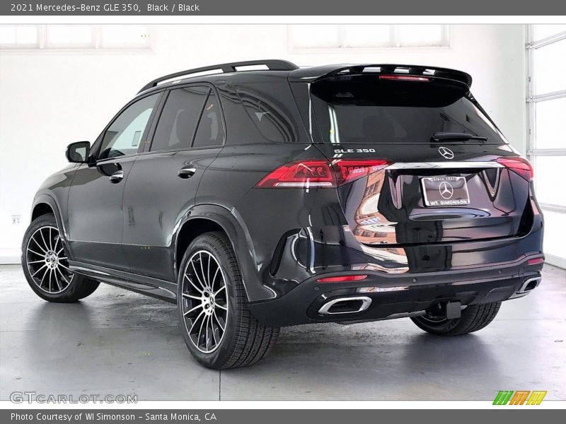 Black / Black 2021 Mercedes-Benz GLE 350