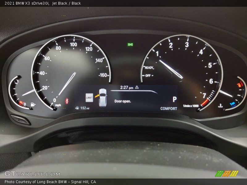 Jet Black / Black 2021 BMW X3 sDrive30i