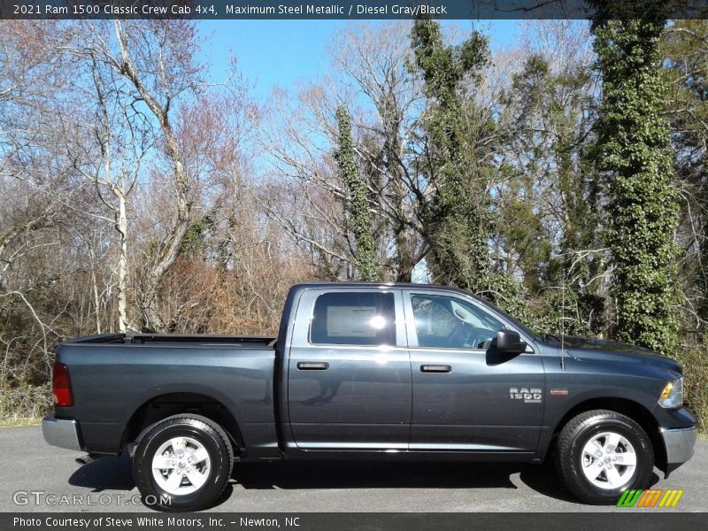 Maximum Steel Metallic / Diesel Gray/Black 2021 Ram 1500 Classic Crew Cab 4x4