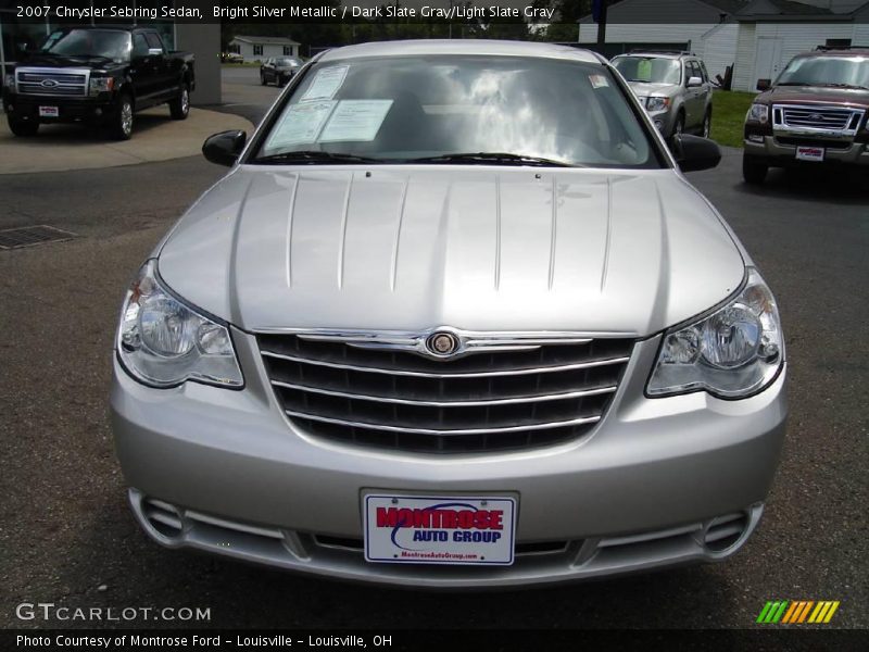 Bright Silver Metallic / Dark Slate Gray/Light Slate Gray 2007 Chrysler Sebring Sedan