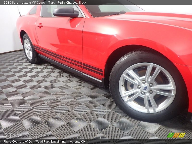 Torch Red / Charcoal Black 2010 Ford Mustang V6 Coupe