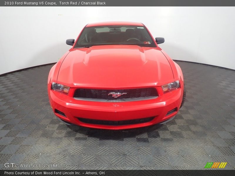 Torch Red / Charcoal Black 2010 Ford Mustang V6 Coupe