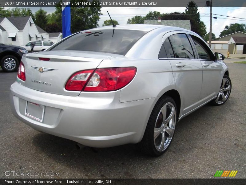 Bright Silver Metallic / Dark Slate Gray/Light Slate Gray 2007 Chrysler Sebring Sedan
