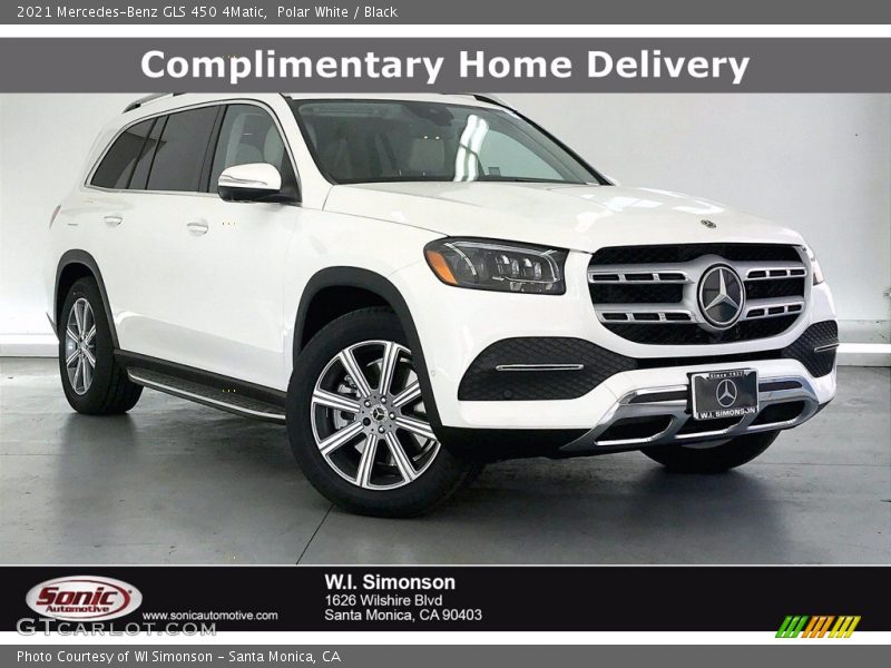 Polar White / Black 2021 Mercedes-Benz GLS 450 4Matic
