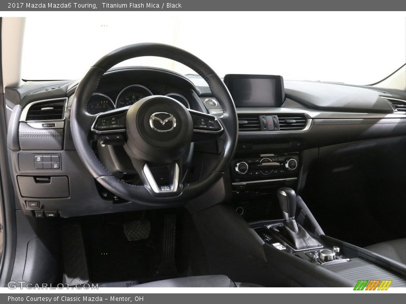 Titanium Flash Mica / Black 2017 Mazda Mazda6 Touring