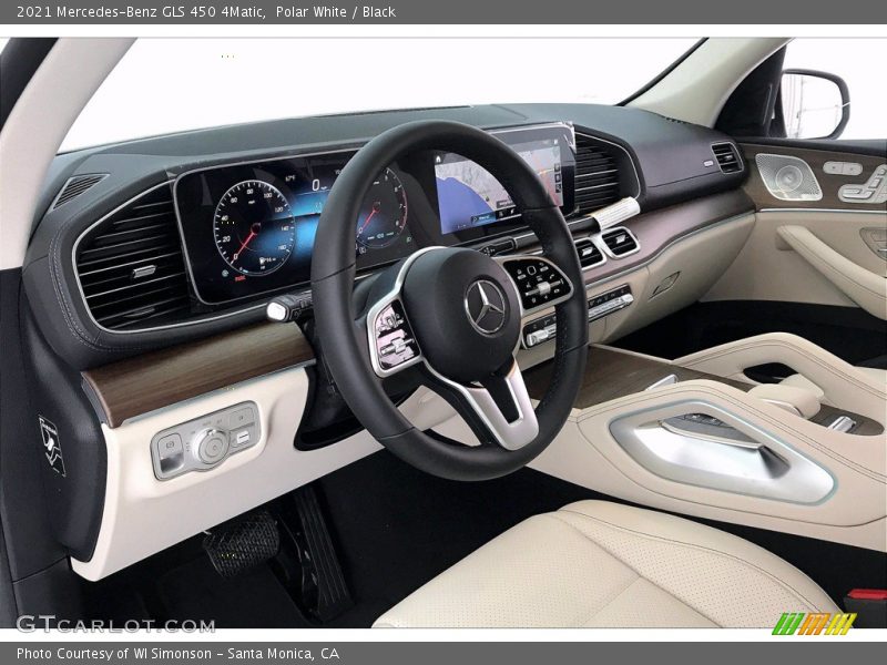 Polar White / Black 2021 Mercedes-Benz GLS 450 4Matic