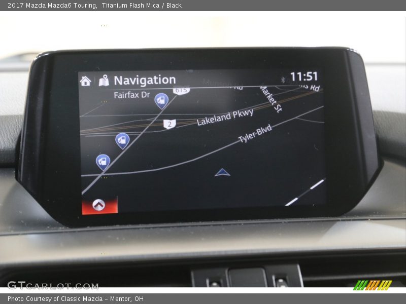 Titanium Flash Mica / Black 2017 Mazda Mazda6 Touring