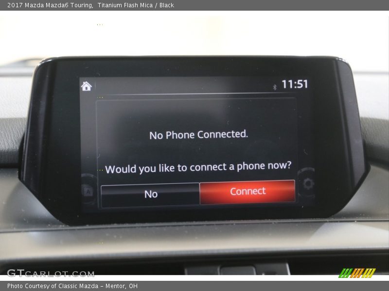 Titanium Flash Mica / Black 2017 Mazda Mazda6 Touring