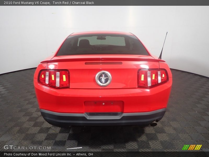 Torch Red / Charcoal Black 2010 Ford Mustang V6 Coupe