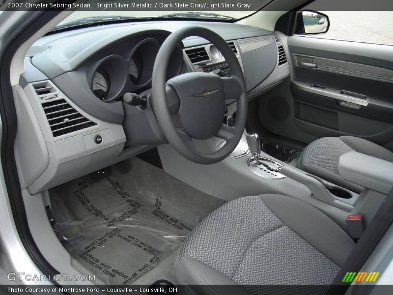 Bright Silver Metallic / Dark Slate Gray/Light Slate Gray 2007 Chrysler Sebring Sedan