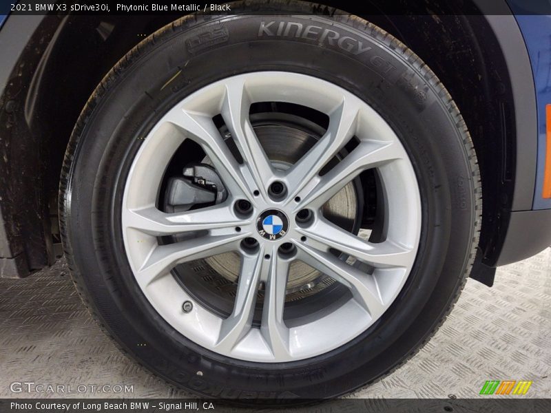 Phytonic Blue Metallic / Black 2021 BMW X3 sDrive30i