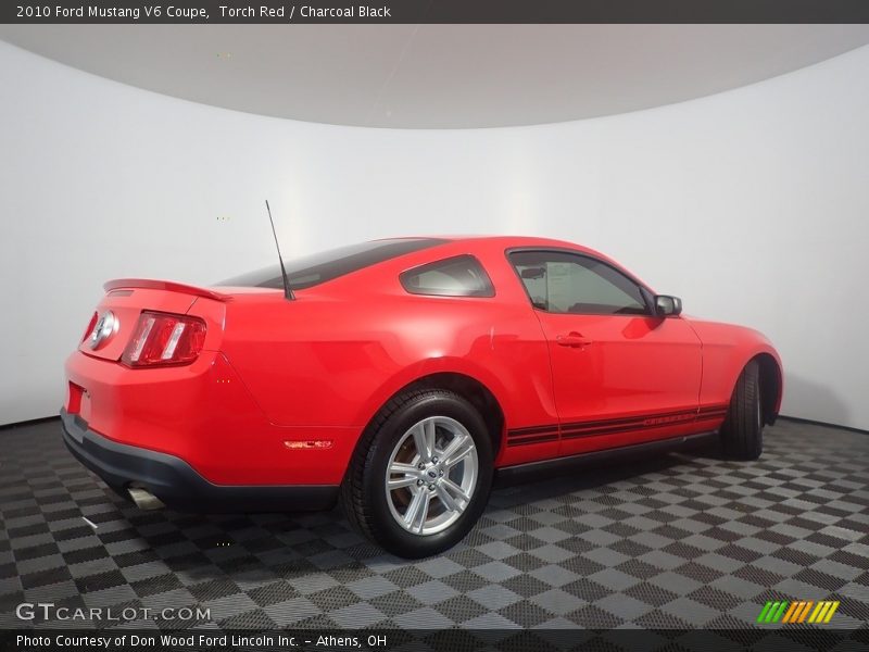 Torch Red / Charcoal Black 2010 Ford Mustang V6 Coupe