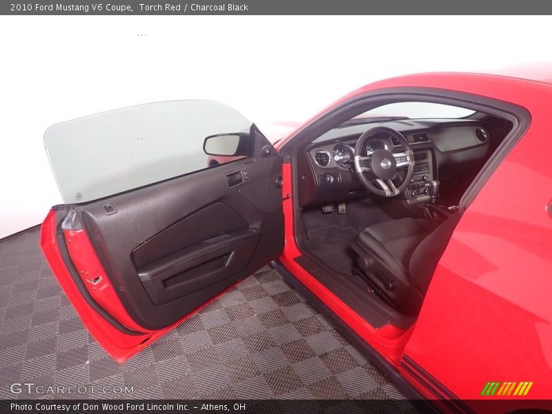 Torch Red / Charcoal Black 2010 Ford Mustang V6 Coupe