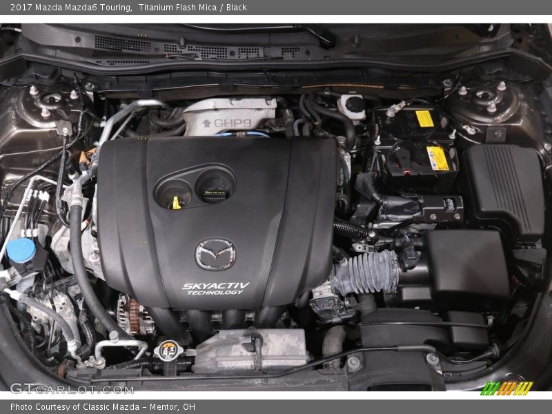 Titanium Flash Mica / Black 2017 Mazda Mazda6 Touring