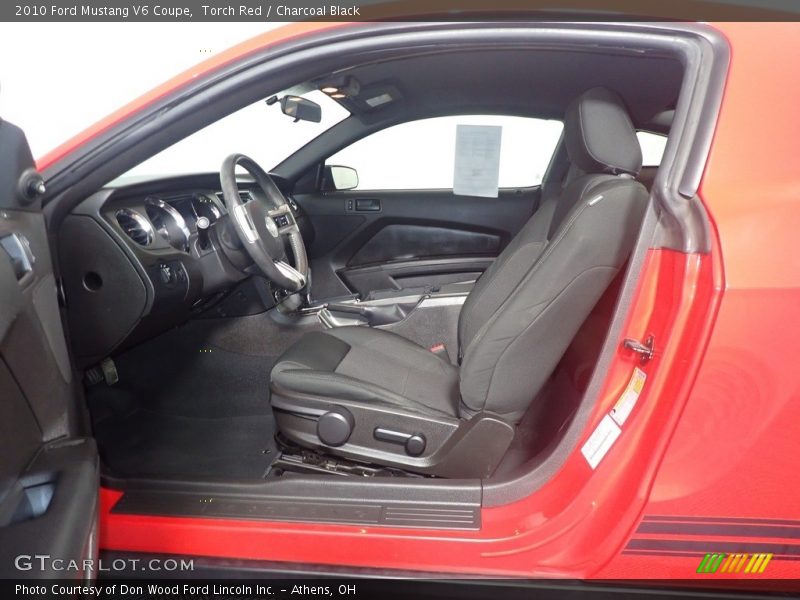 Torch Red / Charcoal Black 2010 Ford Mustang V6 Coupe