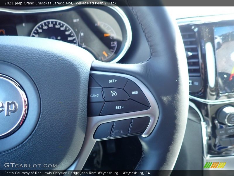 Velvet Red Pearl / Black 2021 Jeep Grand Cherokee Laredo 4x4