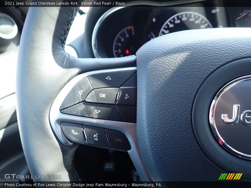 Velvet Red Pearl / Black 2021 Jeep Grand Cherokee Laredo 4x4