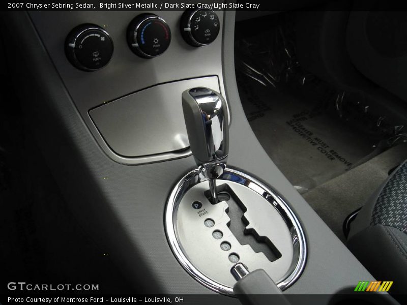 Bright Silver Metallic / Dark Slate Gray/Light Slate Gray 2007 Chrysler Sebring Sedan