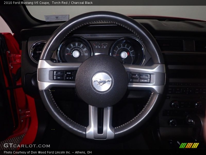 Torch Red / Charcoal Black 2010 Ford Mustang V6 Coupe