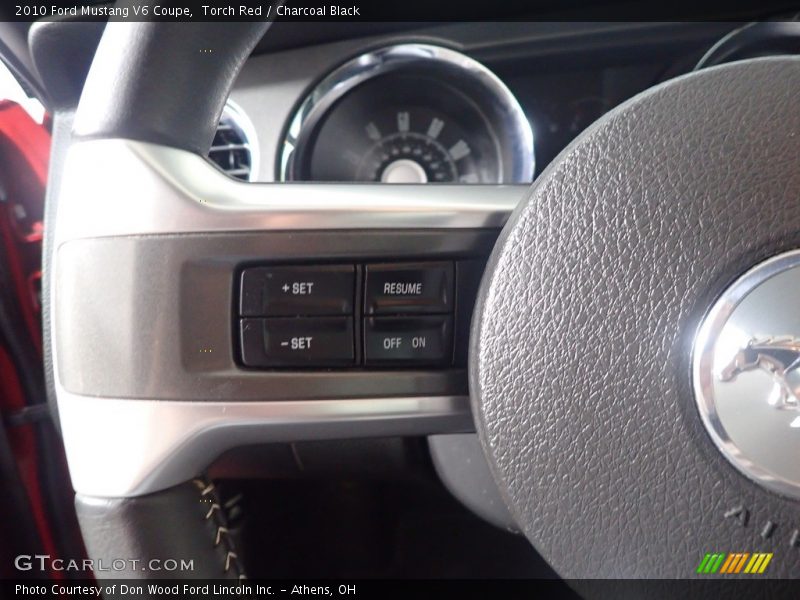 Torch Red / Charcoal Black 2010 Ford Mustang V6 Coupe