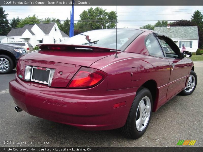 Sport Red Metallic / Graphite 2005 Pontiac Sunfire Coupe