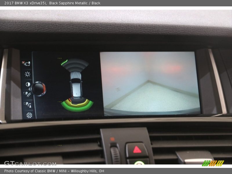 Black Sapphire Metallic / Black 2017 BMW X3 xDrive35i