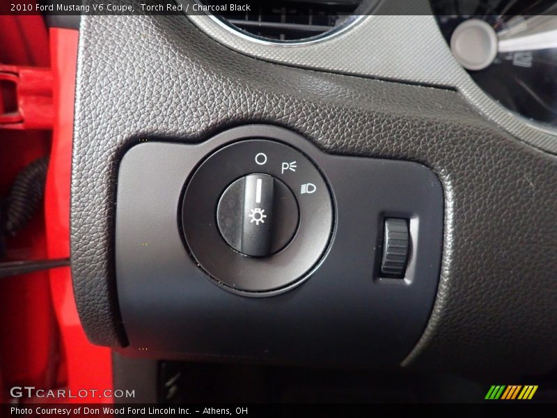 Torch Red / Charcoal Black 2010 Ford Mustang V6 Coupe